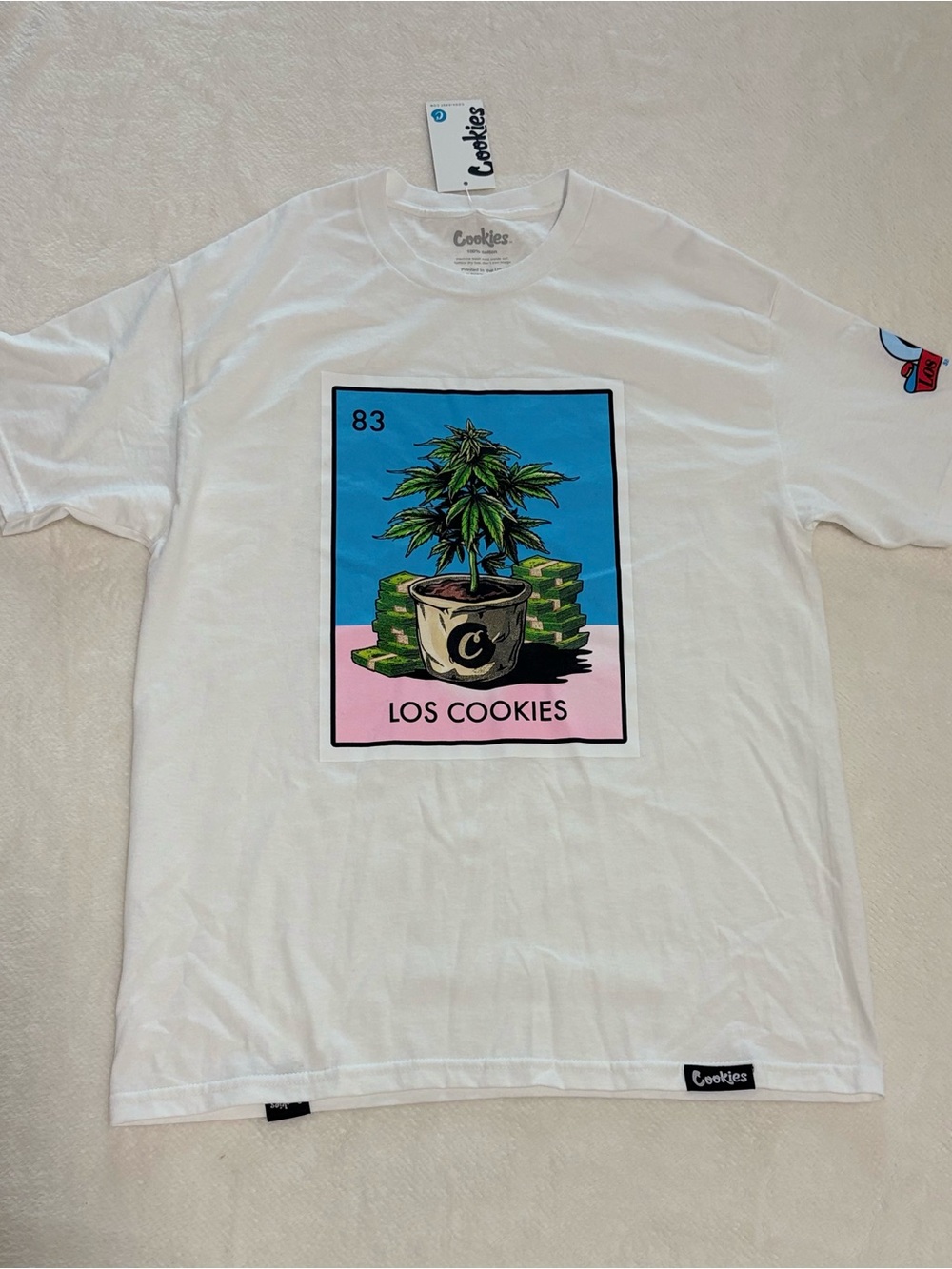 LOS COOKIES Graphic Tee - White